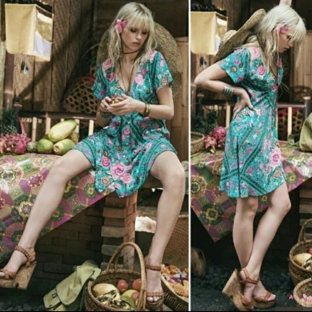 Spell Turqoise Babushka playdress - Picture 4 of 5